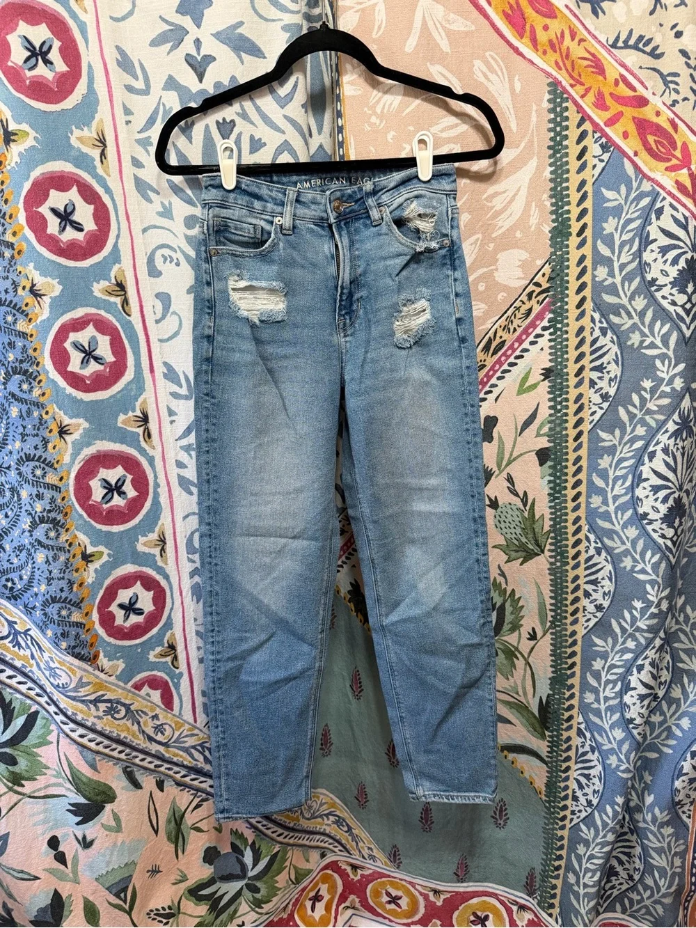 AE Stretch Mom Straight Jean